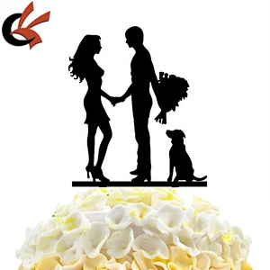 lovely Acrylic cake topper used for wedding anniversary cake