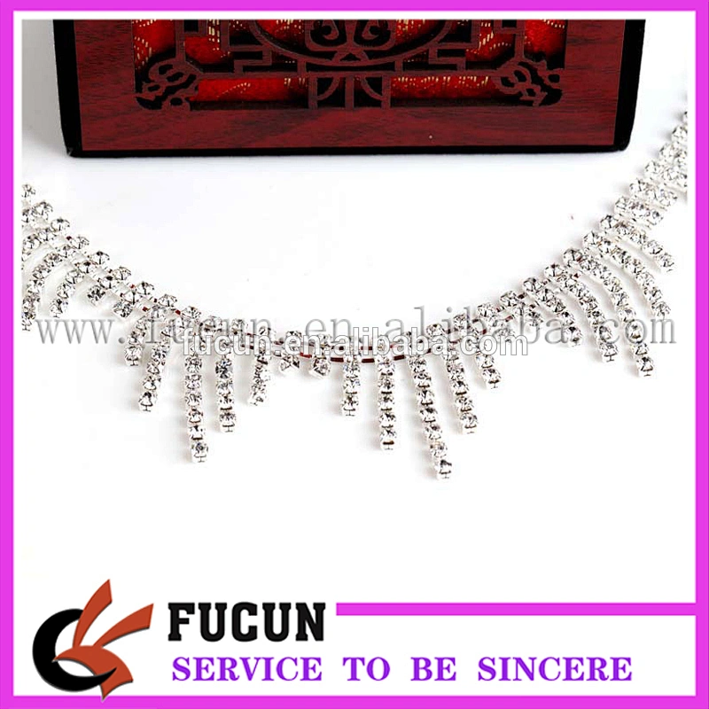 Dress Clothes Sewing Decoration Rhinestone Trim Chain