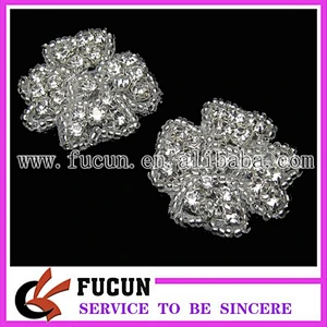 wedding lace crystal rhinestone strip