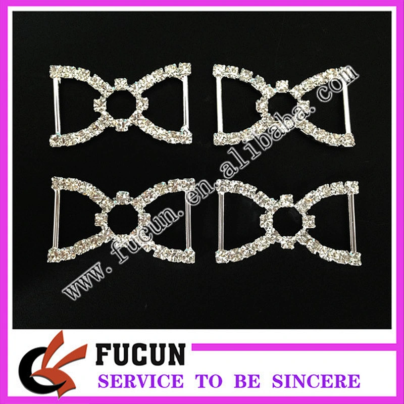 BIKINI SWIMWEAR CONNECTORS /BUCKLES METAL CRYSTAL RHINESTONE