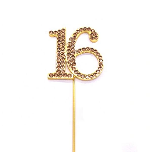 21th Birthday Cake Topper - 1.75 Inches Tall - Cake Decoration