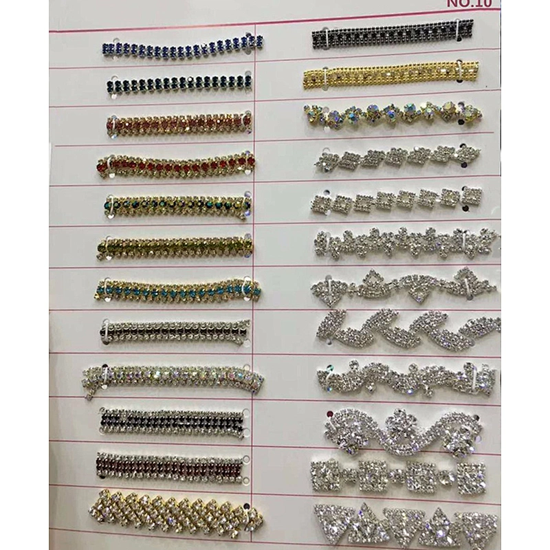 fashion new style wholesale pearl crystal rolling trimming chain for wedding dress decoration