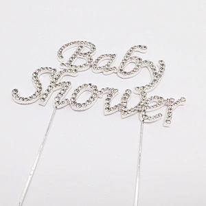 Baby Party Supplies Funny Baby Shower Shaped Cake Topper Cake Centerpiece Decorations Favors