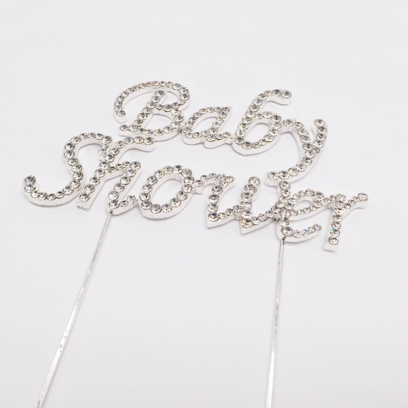 Baby Party Supplies Funny Baby Shower Shaped Cake Topper Cake Centerpiece Decorations Favors