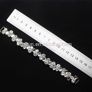 factory wholesale fashion bling crystal rhinestone bikini connector