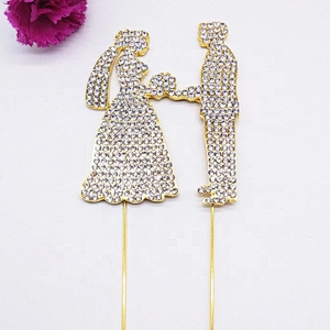 sparkle figurines wedding cake topper for wedding cake decoration