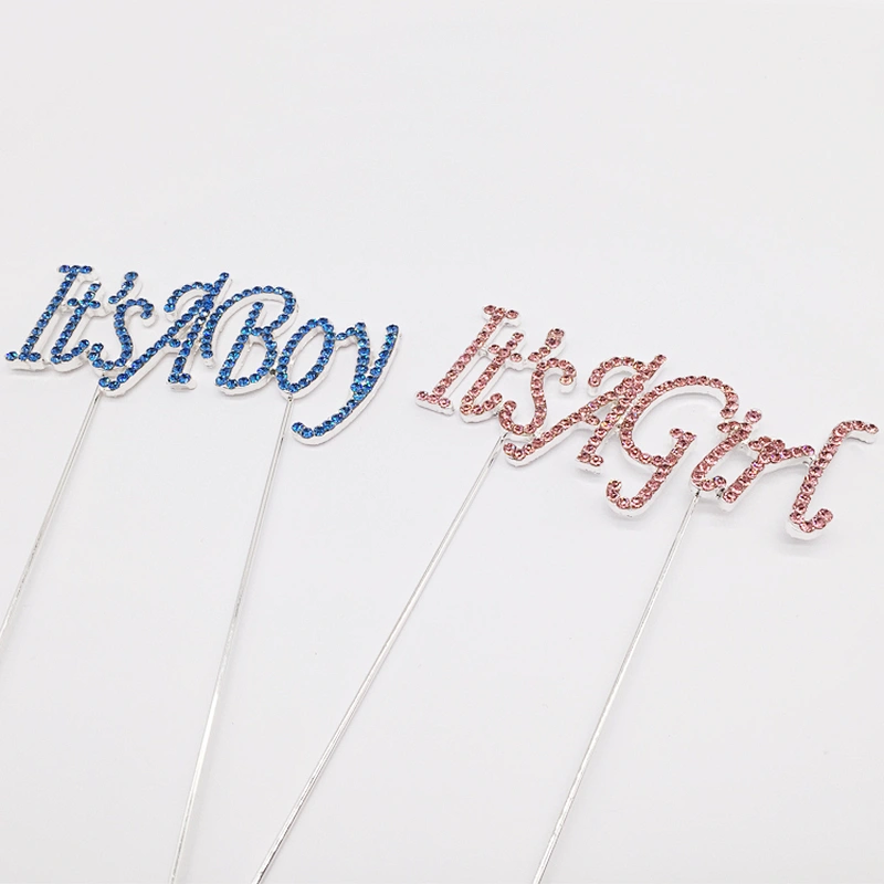 Party decorations customized cake topper supplies it's a boy/it's a girl birthday party cake topper