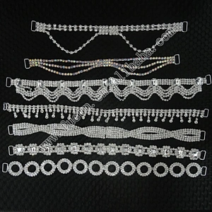 NEW NPC 2 piece various designs Rhinestone Bikini Back Connector