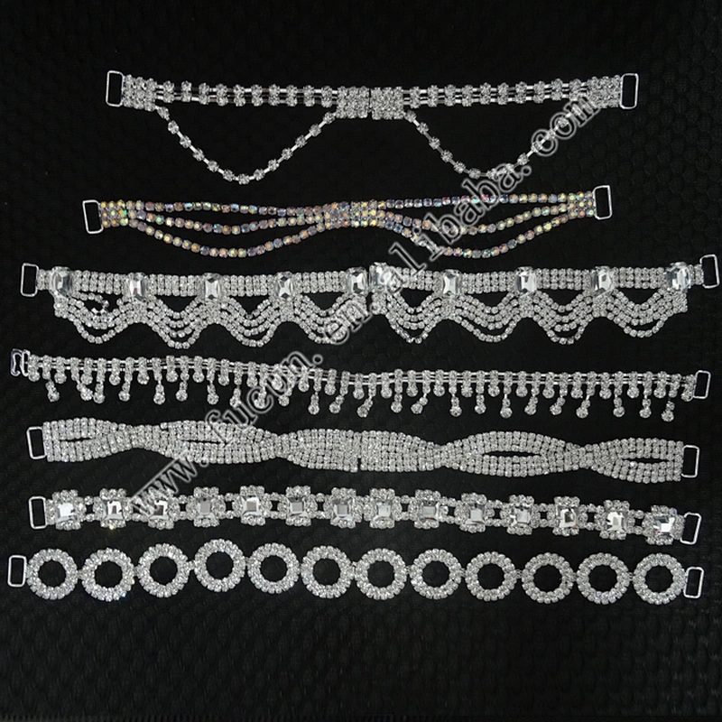 NEW NPC 2 piece various designs Rhinestone Bikini Back Connector
