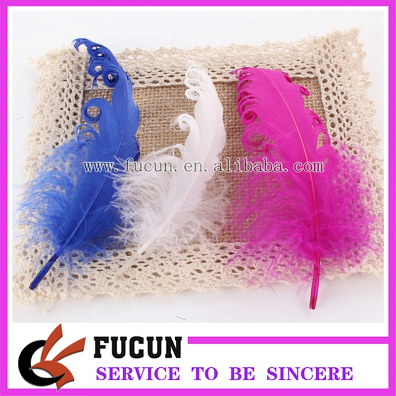Cheap Bulk 4-6 inches artificial curly white goose feather for decoration