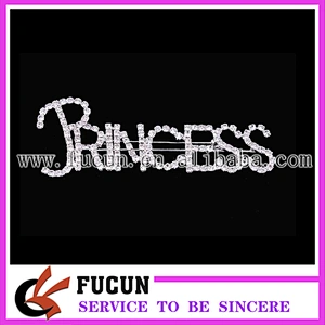 bride letter rhinestone name brooch pin for wedding