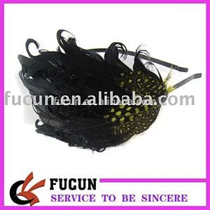 wholesale fashion feather hair accessories headbands for party supplies