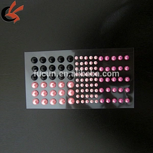 high quality self-adhesion DIY rhinestone sticker sheets acrylic sticker