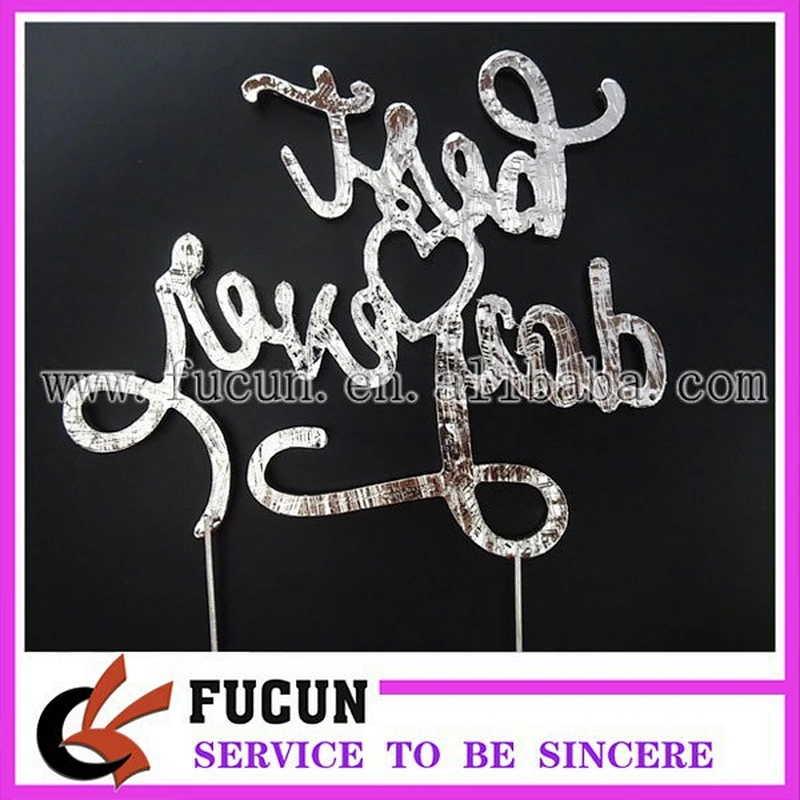 Party Table Decoration Rhinestone Best Day Ever Wedding Cake Topper