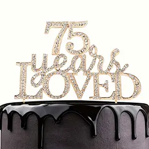 Wholesale Monogram  Rhinestone Birthday Cake Topper for Birthday Party Decorations