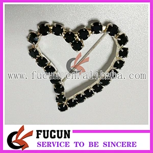 wholesale fashion colorful rhinestone metal buckles for wedding dress decoration