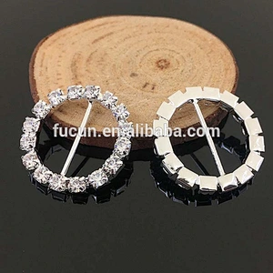 fashion wedding invitations decoration bling crystal buckles for chair sash