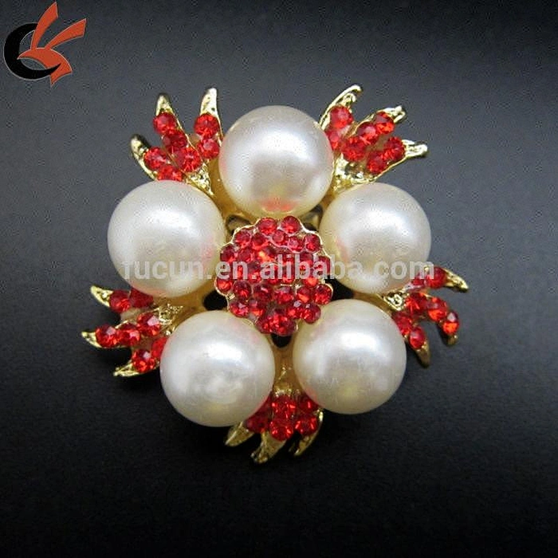 2019 fashion rhinestone pearl garment wedding decorative brooch