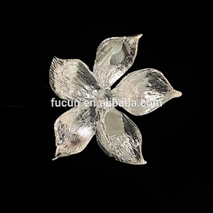 new design pearl with crystals costume jewelry brooch