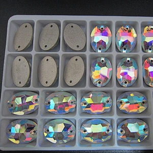 High hardnss nano crystal glass stone artifical crystallized glass gems for garment decoration