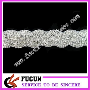 Bridal Applique wedding applique Gatsby Style Wedding belt