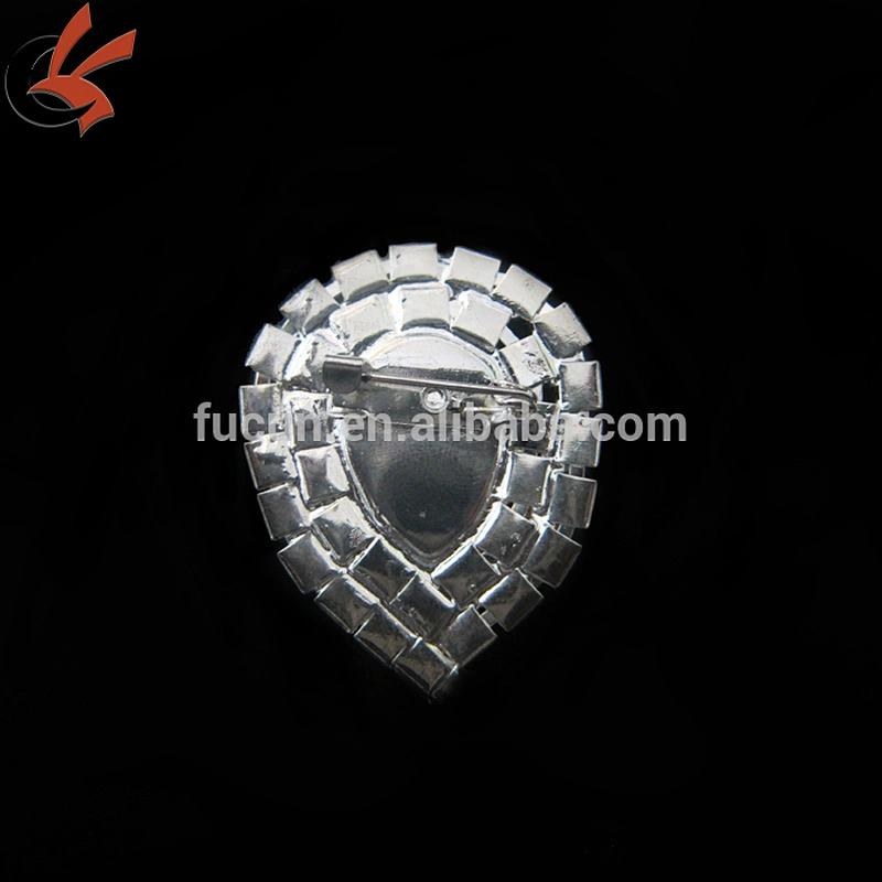 Luxurious small crystal glass waterdrop rhinestone buckles for wedding invitation