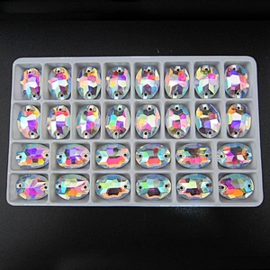 High hardnss nano crystal glass stone artifical crystallized glass gems for garment decoration