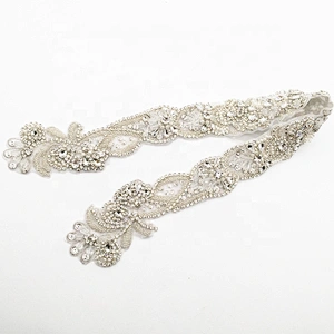 Fashion Wedding Jewelry Simple Charm Vintage Crystal Rhinestone Waistband Applique