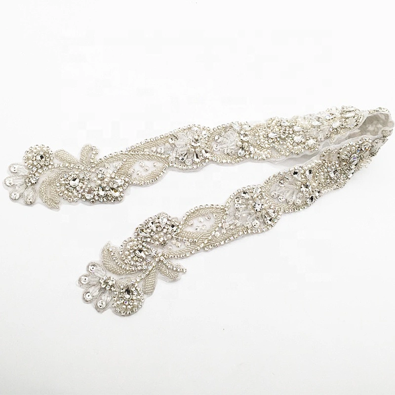 Fashion Wedding Jewelry Simple Charm Vintage Crystal Rhinestone Waistband Applique