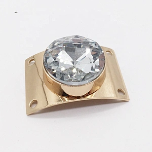 New jewelry crystal shoes accessories decorative metal buckle ornament for women shoe