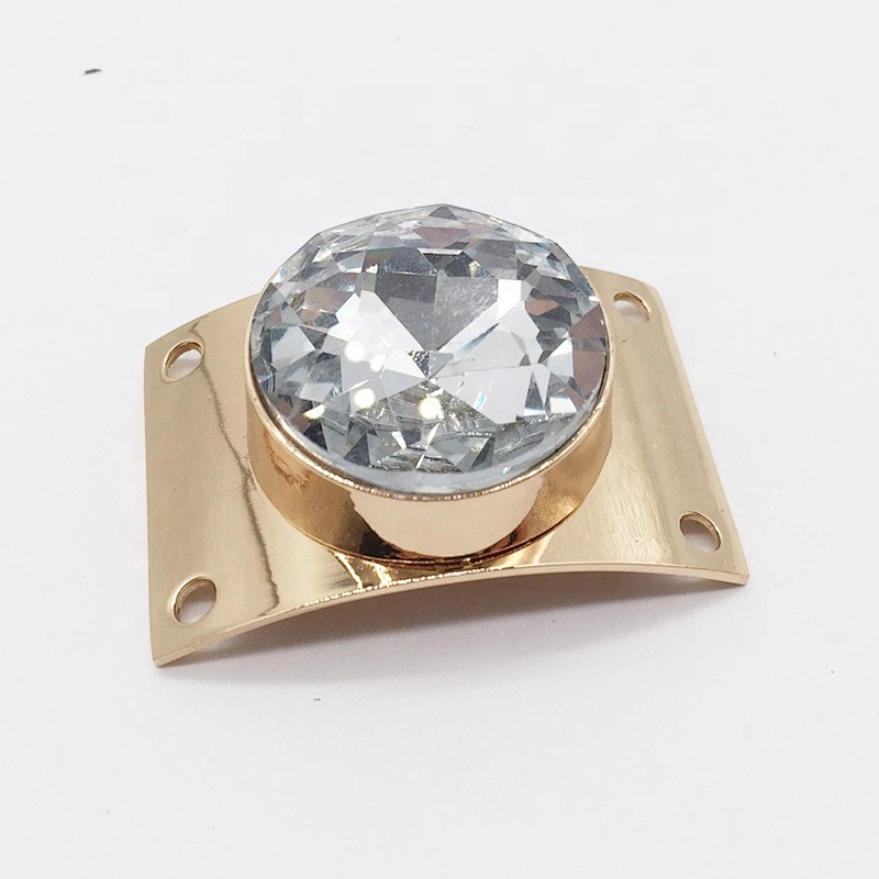 New jewelry crystal shoes accessories decorative metal buckle ornament for women shoe