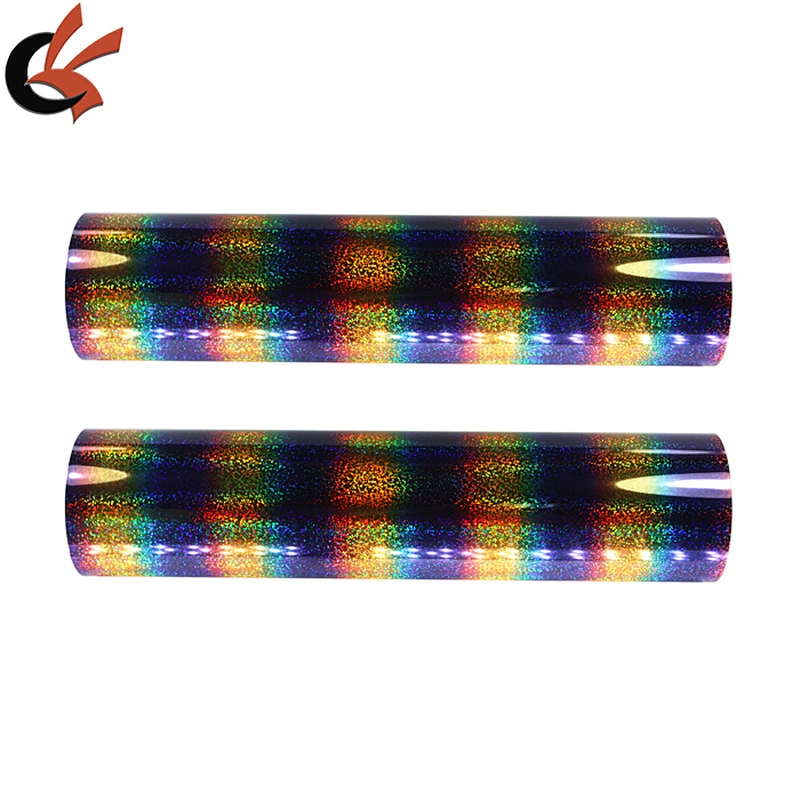 100Meters Rainbow Korea Quality Hologram Heat Transfer Vinyl Roll