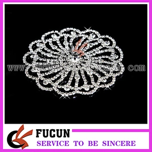 Clear Rhinestone Crystal Wedding Bridal Dress Applique Sew On Sewing Craft