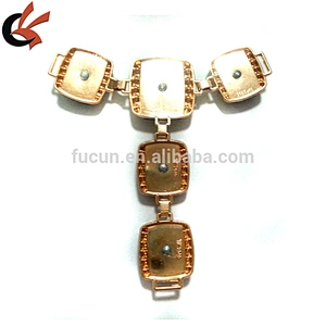 wholesale diamond shoe accessories T Shape Shoe Buckles