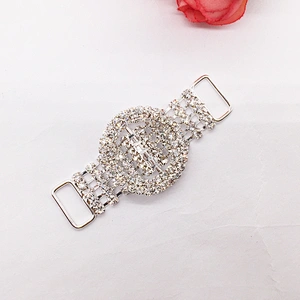 Wholesale Rhinestone Crystal Clear Bra Buckle Swimwear Clasp Bikini Connector