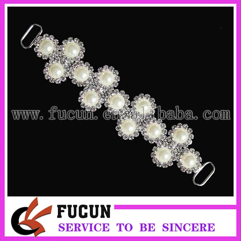 wholesale NPC IFBB Bikini pearl Crystal Rhinestone Connectors