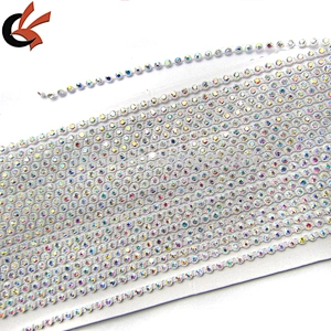 SS12 3mm Crystal AB rhinestone trimming plastic trimming
