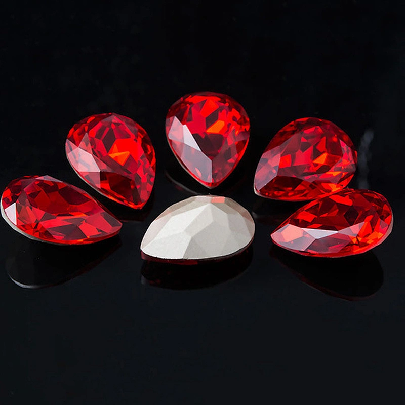 Best Price Machine Cut Blue Navette Crystal Fancy Stone For Jewelry Decoration