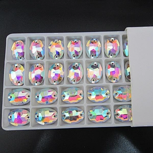 High hardnss nano crystal glass stone artifical crystallized glass gems for garment decoration