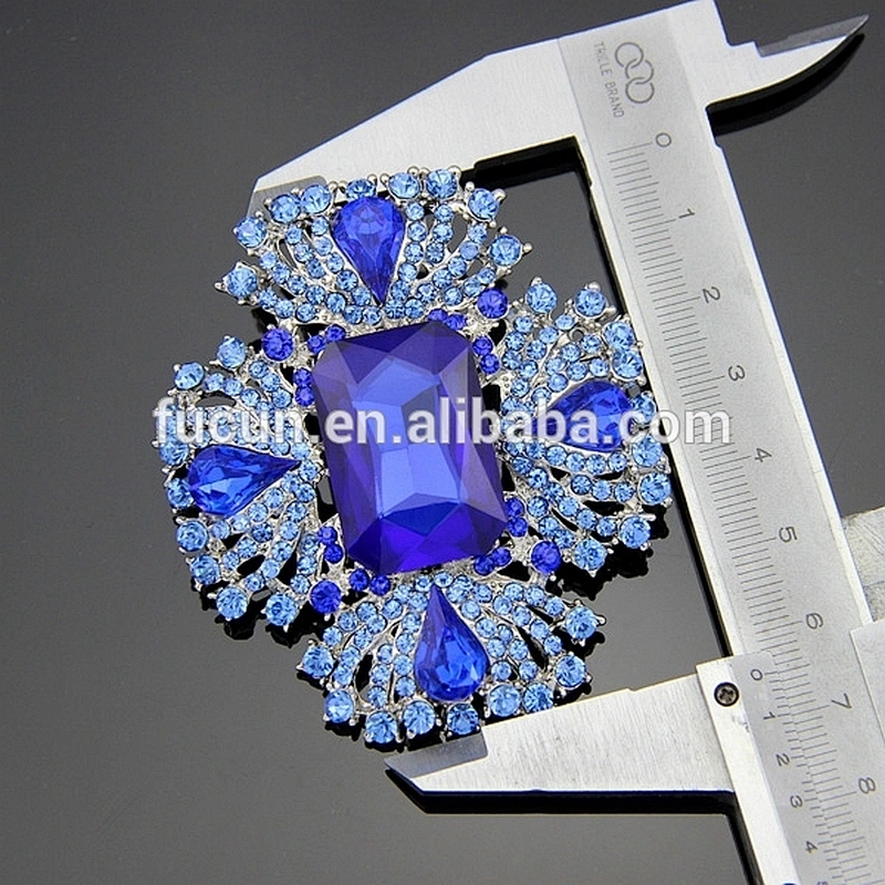 custom beautiful wedding gifts crystal large brooch pin women