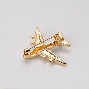 New Fashion High Quality Drip Oil Airplane Brooch