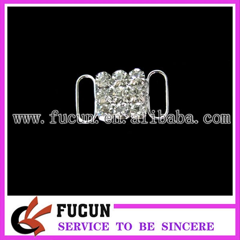 Hot sale micro rhinestone bikini connector for swimwear wholesale