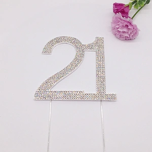 Girls Princess Figure 21th Birthday Cake Topper Cake Centerpiece Decoration