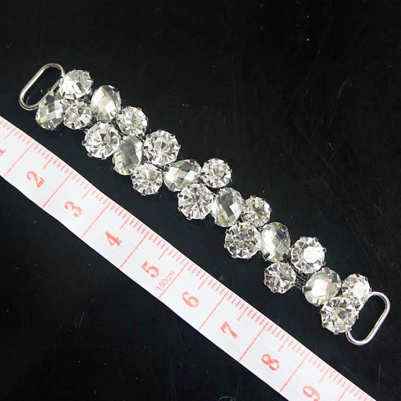 wholesale on Alibaba 2018 new unique design crystal rhinestone bikini connector for swimwear
