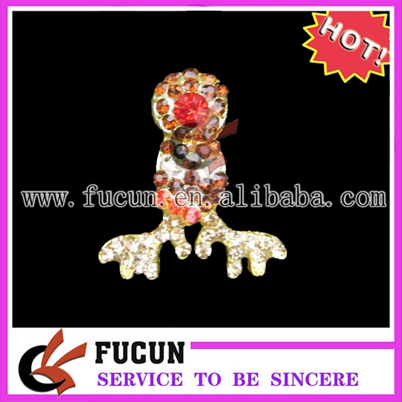 wholesale colorful rhinestone Christmas hat ornaments/christmas decoration