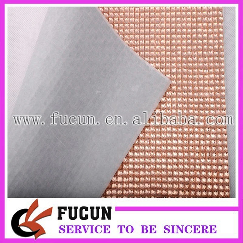 hot fix rhinestone mesh for shoe decoration