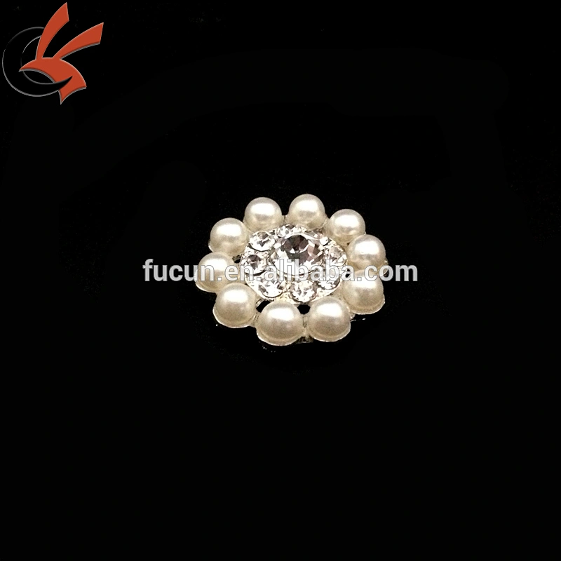 small pearl and rhinestone brooch pin wedding bouquet brooch