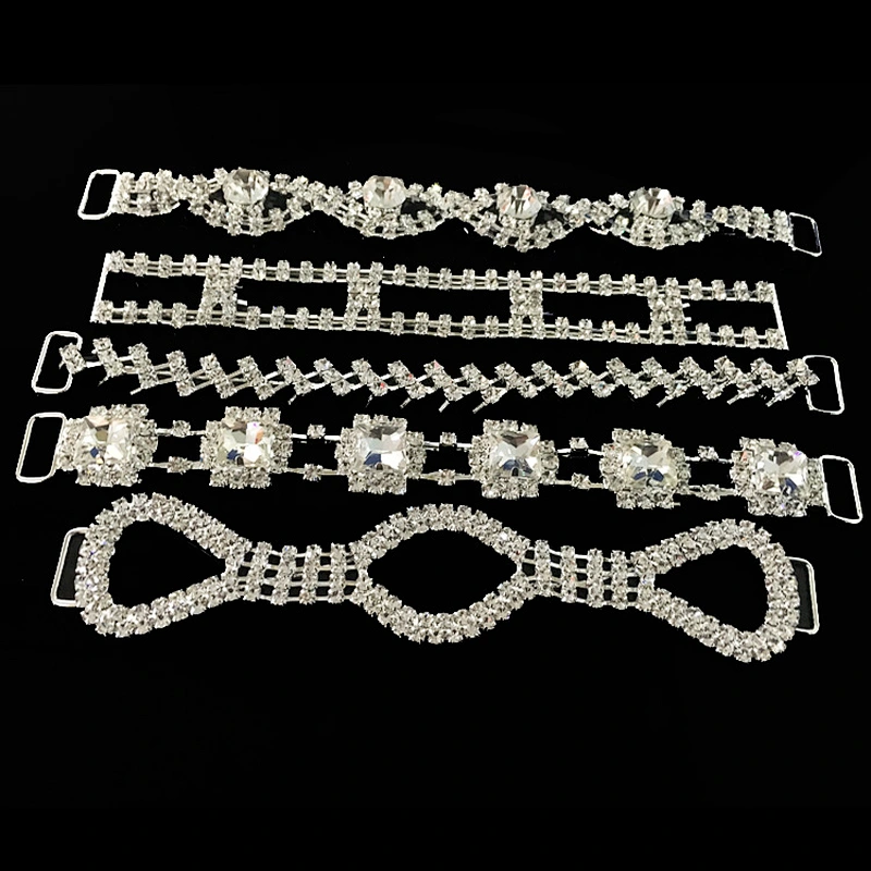 fashion crystal bikini clasps mental bikini swimwear connector for sale