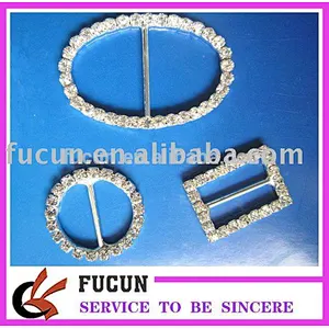 different shapes crystal rhinestone diamond buckles for wedding invitations