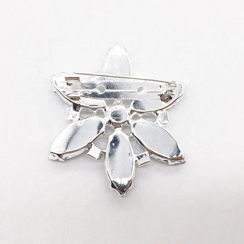Hand Made China Fashion Acrylic Stone Clear Brooch Pin